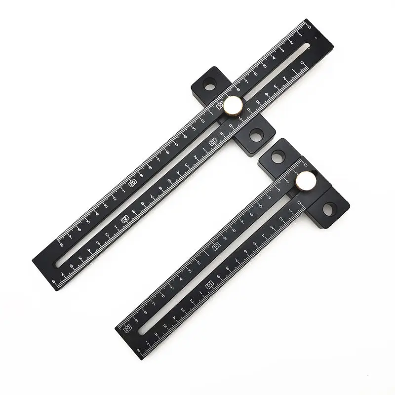 Multi functional woodworking table limit block aluminum alloy measurement Instruments T-type marking vernier caliper T ruler