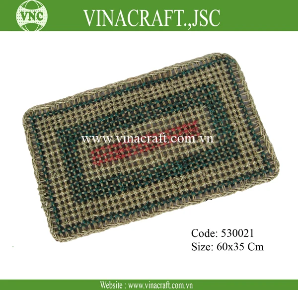 Seagrass rug mat seagrass floor mat Wholesale Cheap Price Natural eco friendly seagrass soft Handmade Door Mats made In Viet Nam