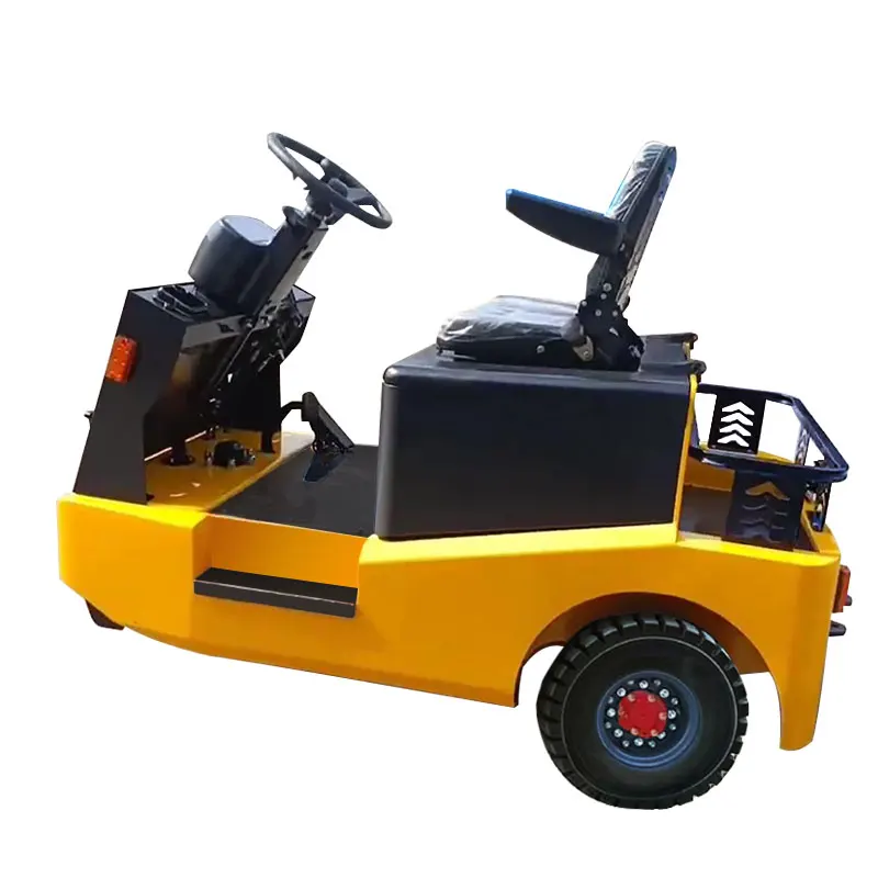 Airport Luggage Tow Tractor Electric Tractor Truck Airport Cargo Tractor 6 Ton Warehouse Equipment