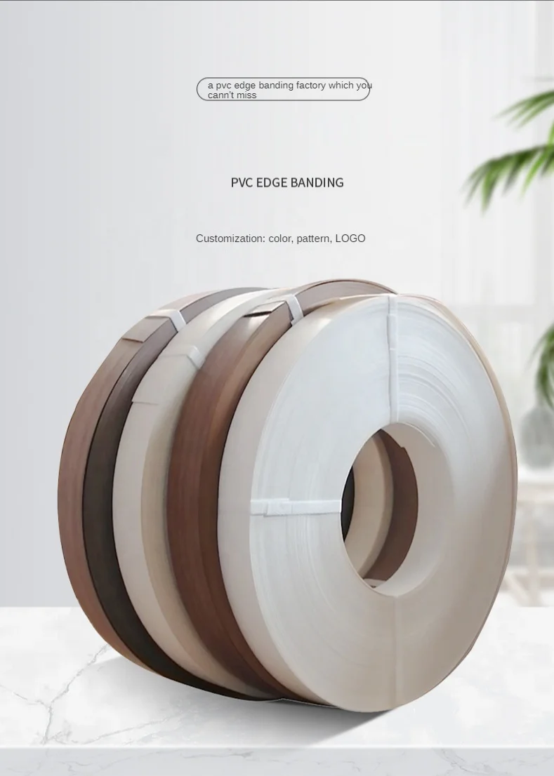 furniture Waterproof abs/pvc highgloss edge banding trim/tape