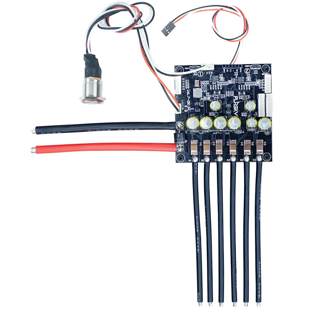 Flipsky двойной fsesc 6 7 плюс с кнопкой питания 60V 400A контроллер Сервомотора для автоматических машин