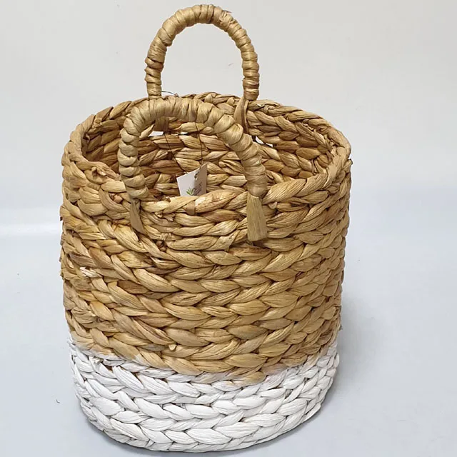 wicker baskets for gifts laundry water hyacinth jute woven seagrass storage vietnam home decor suppliers
