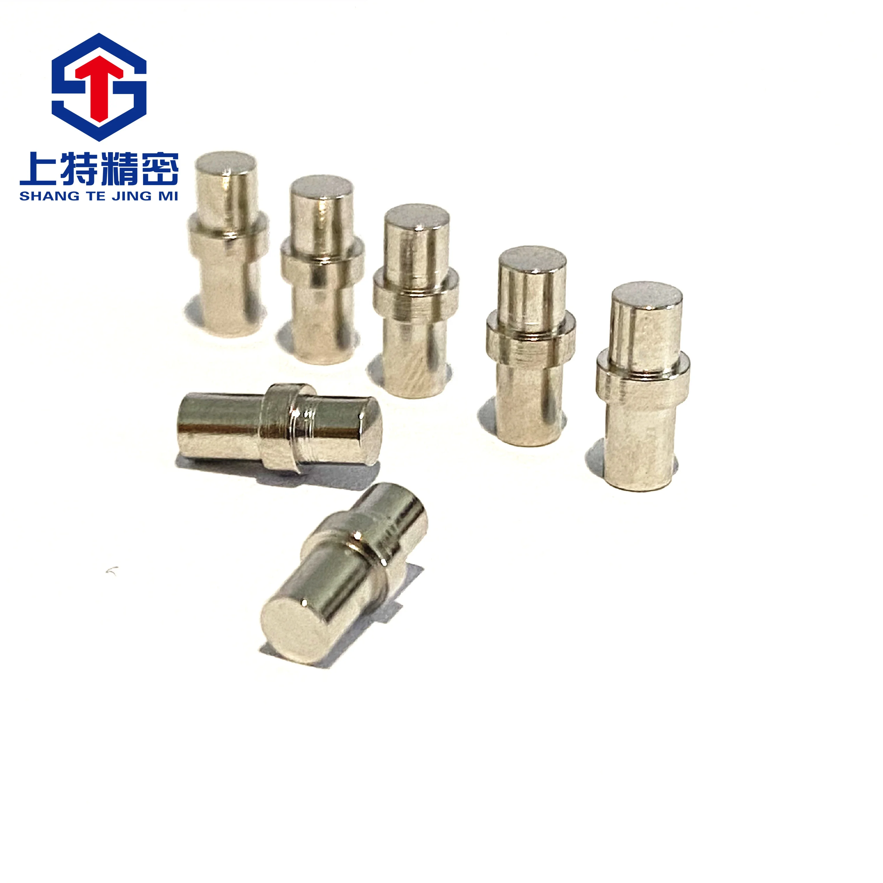 Smart Home Wearable Devices Conductive Copper Pillar Stainless Steel Double Shock Terminal