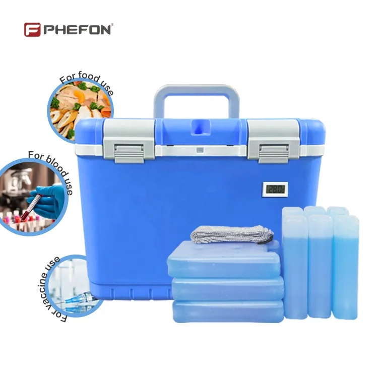 Hot Sale medical cooler transportation box cold box manufacturer keep 2-8 Celsius
