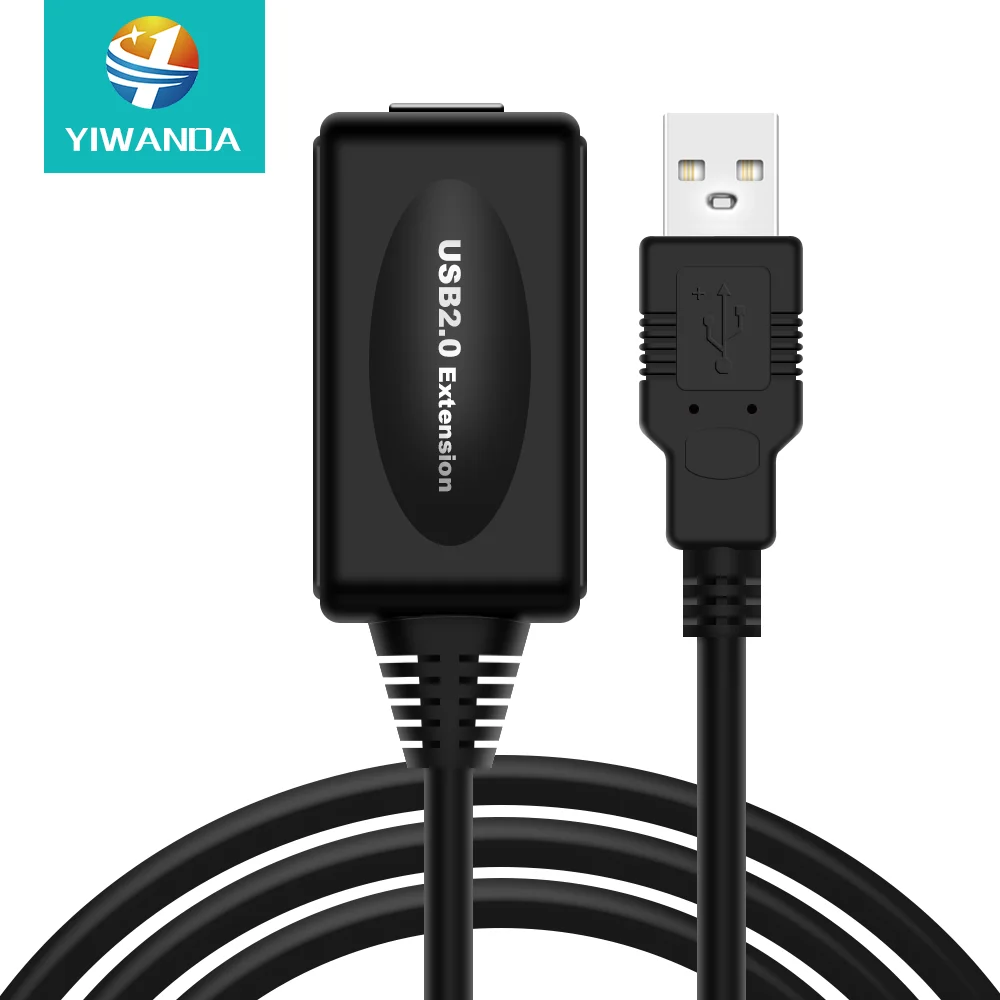 YIWANDA  High Speed USB 2.0 A Male to A Female Repeater Cord 15M Long USB Active Extension Cable for PlayStation Xbox Printer