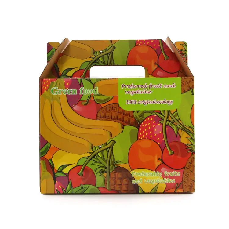professional manufacturer Custom Design Low Price multi sizes cardboard corrugated paper Fruit Packaging Boxes Banana Carton Box