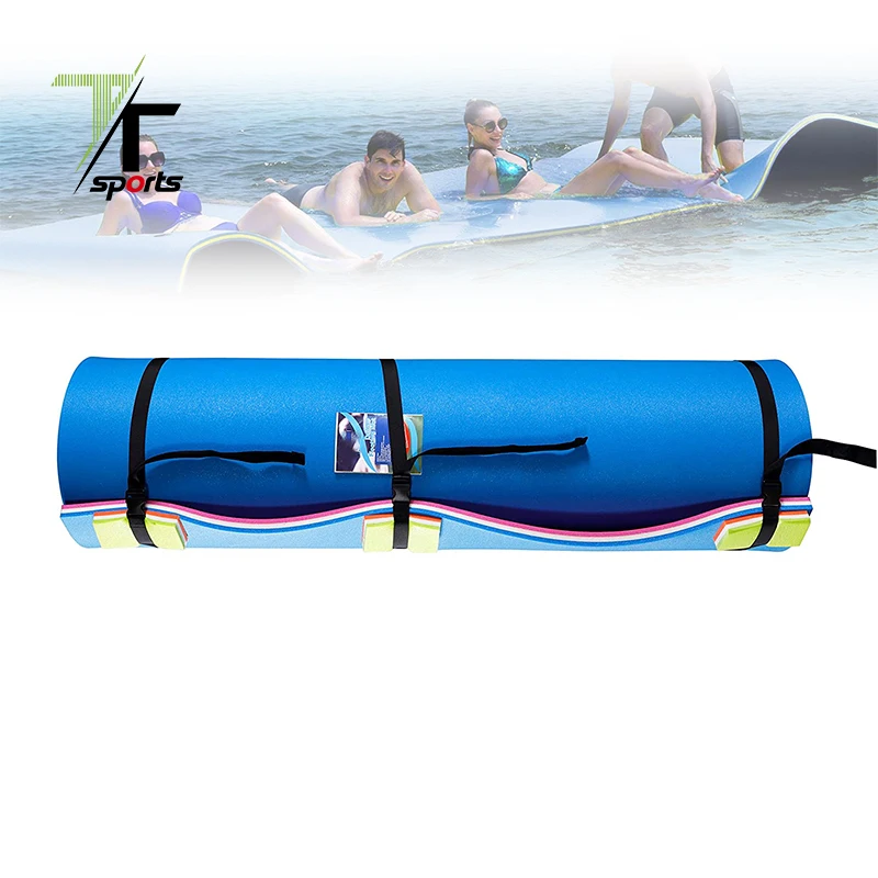 Hot sale summer water play colorful floating water foam mat with High Flotation Floating Foam pads