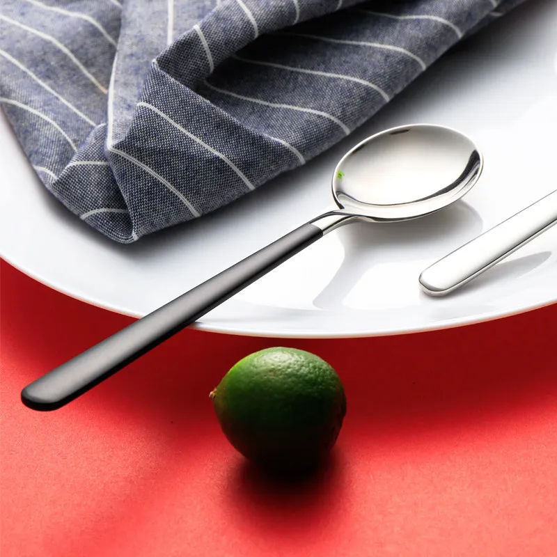 Food Grade Stainless Steel Portable Flatware Travel Camping Cutlery Korean Spoon And Chopsticks Set