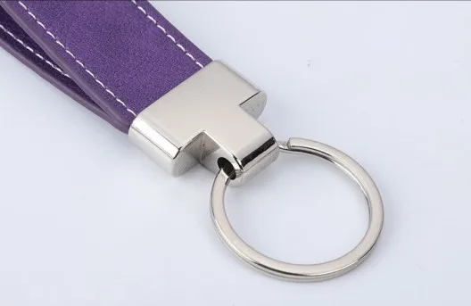 Personalized Car key tags gift Cheap PU leather keychain for advertising