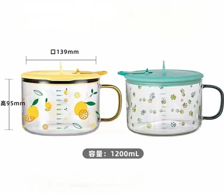 Стеклянная чаша для лапши 1200 мл