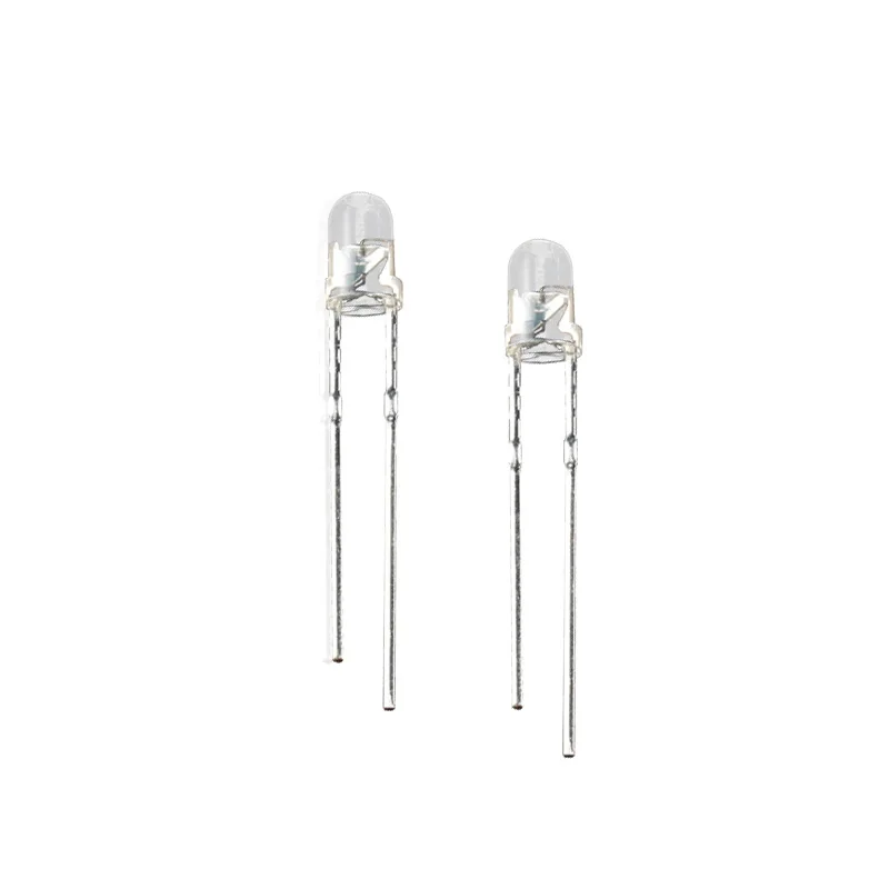 Dome lens 3MM/5MM DIP LED Lamps diffused hole round leds light emitting diodes white/red/blue/yellow/orange/green/7color flash