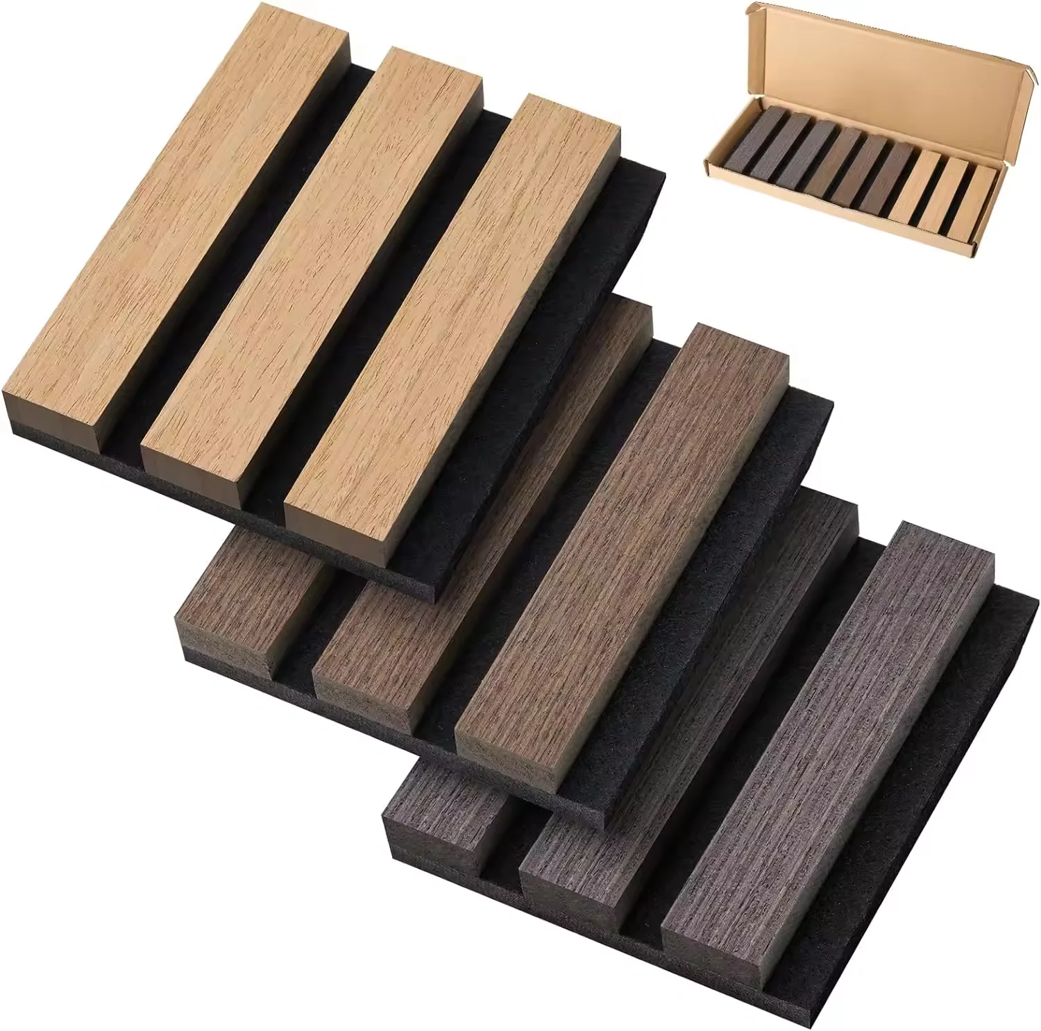 Modern Luxury Interior Item Decorative Real Wood Panel Facade Panels Cladding