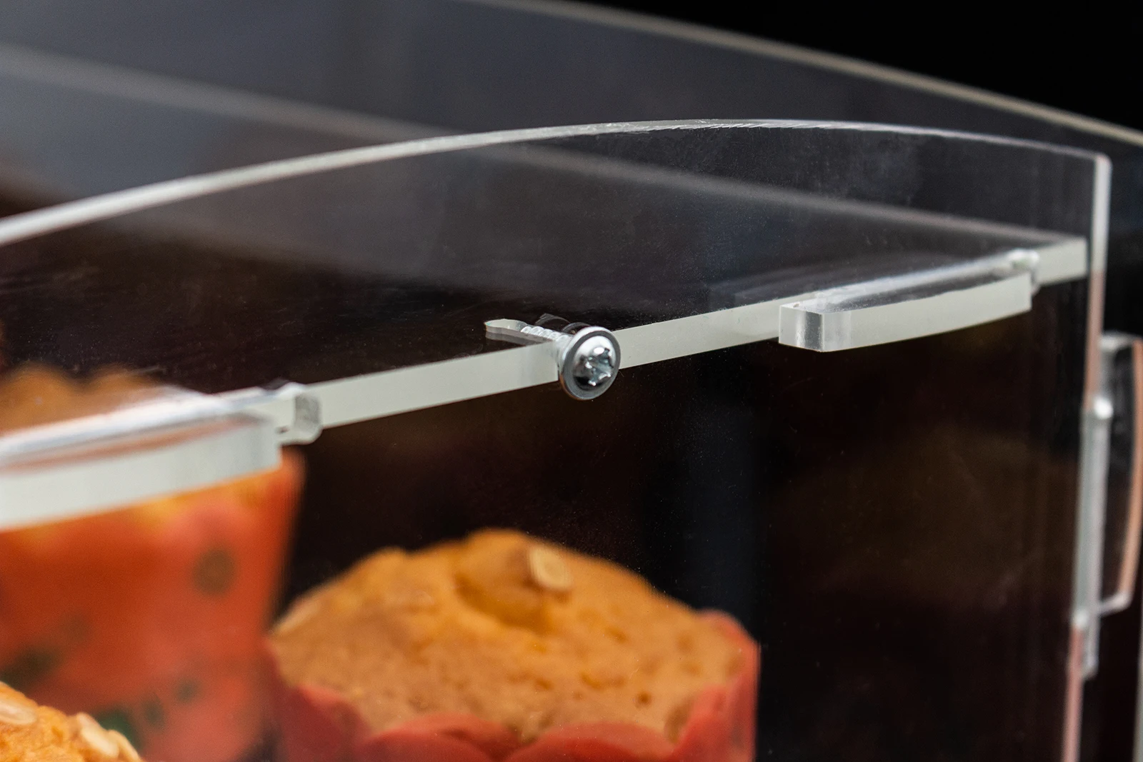 Transparent Acrylic Cake and Bread Display Cabinet Desktop Dustproof Cabinet Cake Display Cabinet Bread Rack Baking Rack