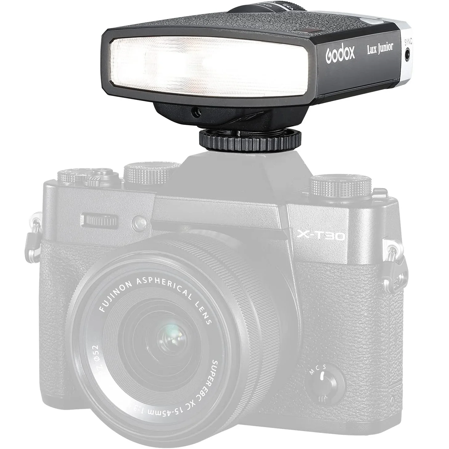 Godox Lux Junior Retro Camera Flash GN12 Mini Flash 6000K 28mm Focal for Canon Nikon Sony Olympus Cameras Godox Camera Flash