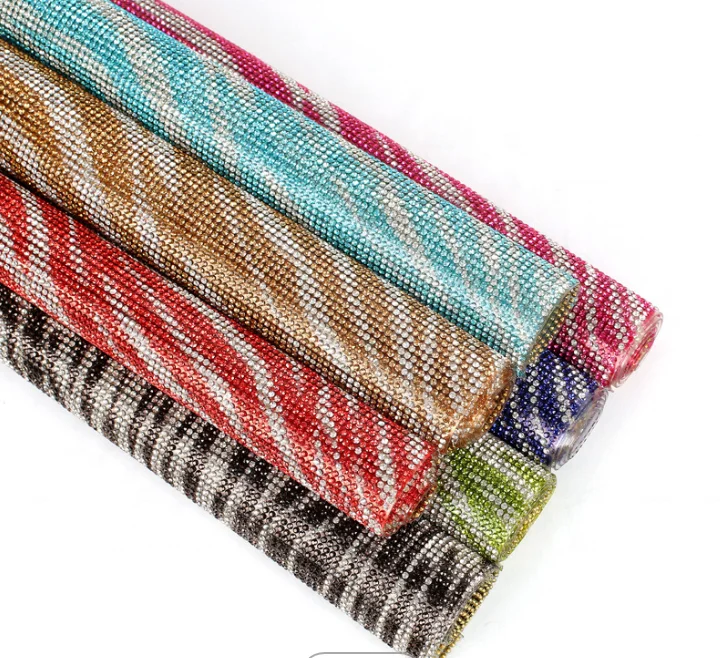 pink light rose Self Adhesive Glue Back sticker glass Rhinestone Sheets