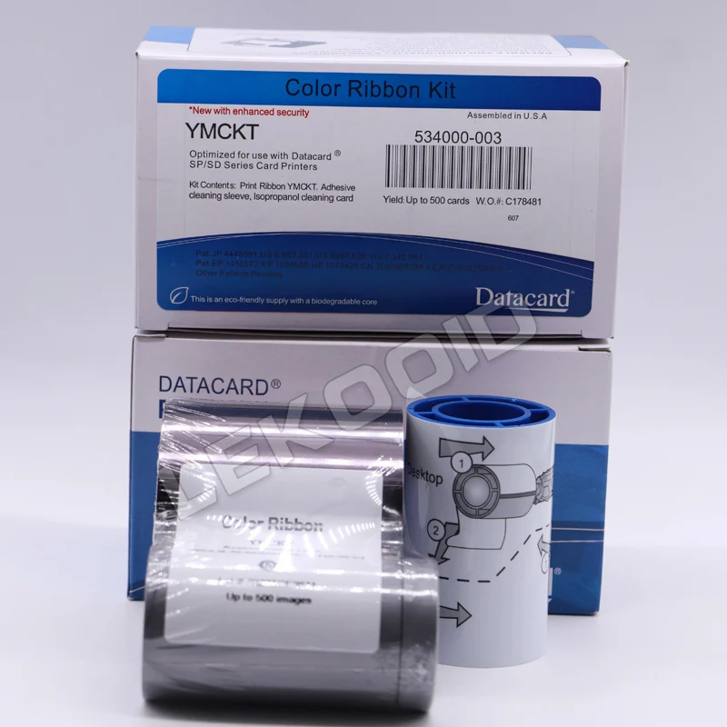 Оригинальный/совместимый с картой данных datacard 534000-003 для принтера Datacard SD260 SD360