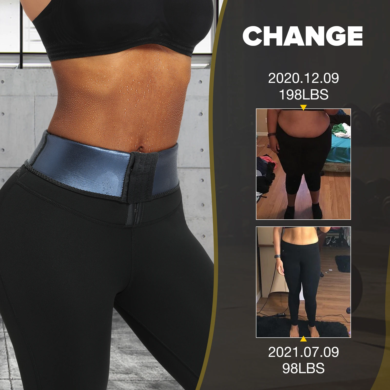 Waistdear лучше 2 в 1 талии тренер подъема леггинсы корсет формирователь для всего тела