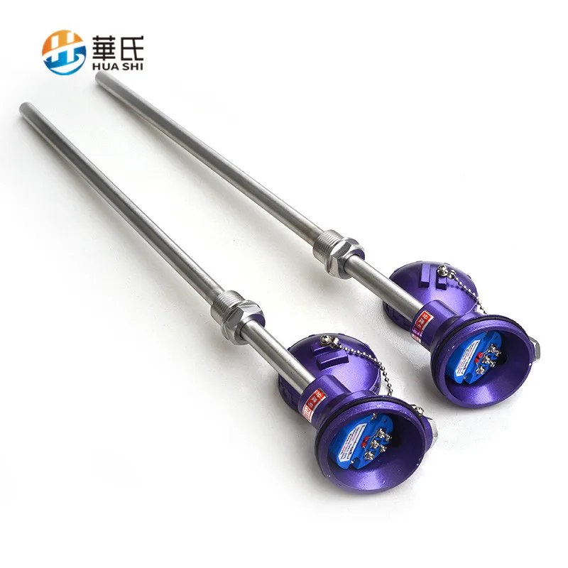 Industrial Use PT100 Thermocouple RTD Probe With Fixed Screw