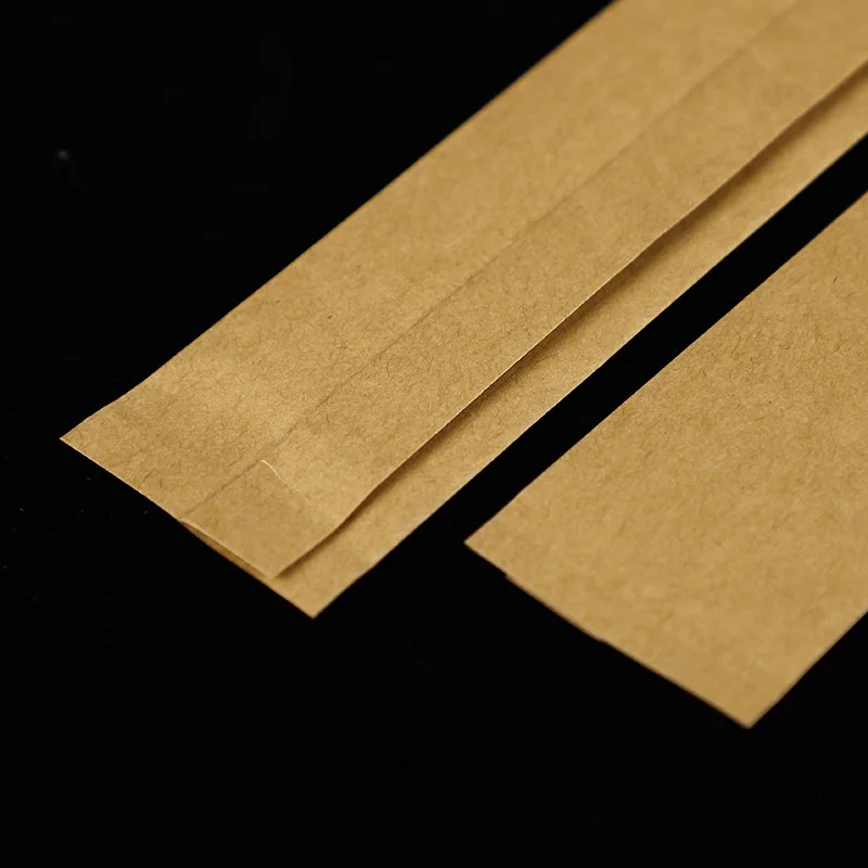 Disposable Portable Oilproof Membrane Inside Street Sausage Bbq Hamburger Hot Dog Packages Kraft Paper Bags