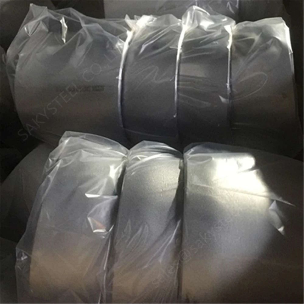 butt welded aluminum pipe fittings 2.5 inch sch40s Al 7075 aluminium alloy 90 degree elbow pipe