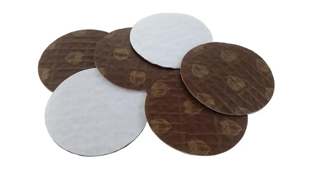 Rectangle black and white chocolate paper cushion pad / candy pad