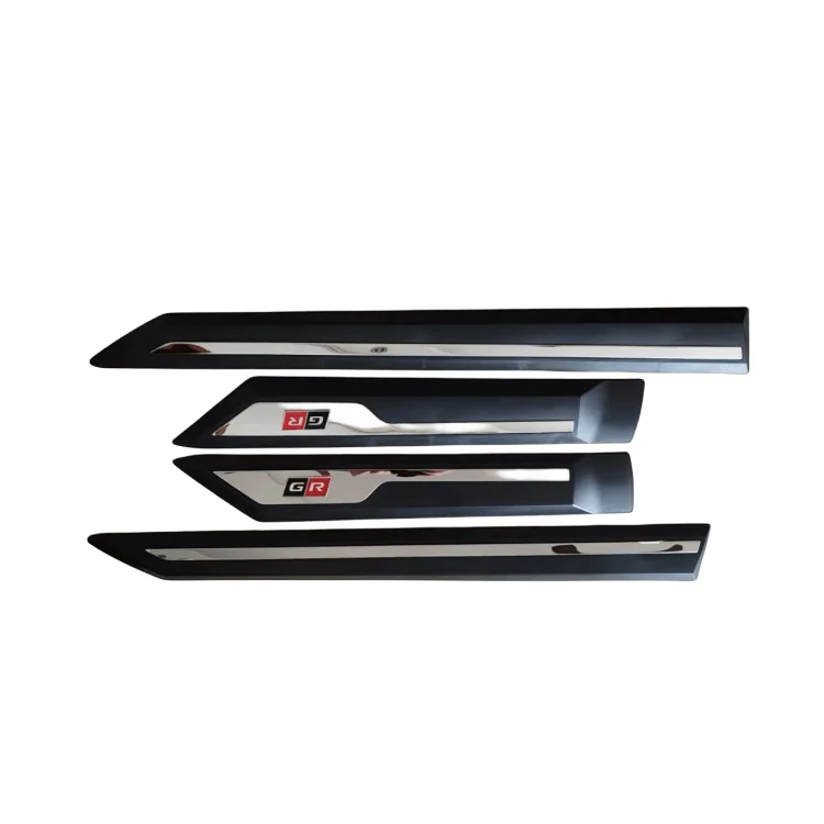 G&R Style Exterior Protective Car Door Side Molding and Door Sill Plate Protectors for Hilux Revo Providing Side Protection JOLY