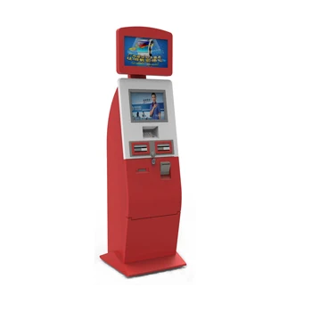 High Safety Self service Windows 10 free standing Indoor Query kiosk with Mental Keyboard