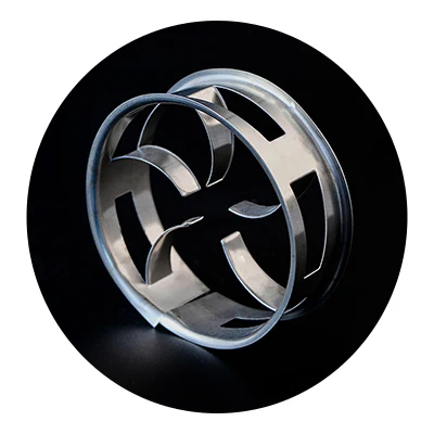 Metal Cascade Mini Ring Packing CMR 304 316 Chemical Tower Packing