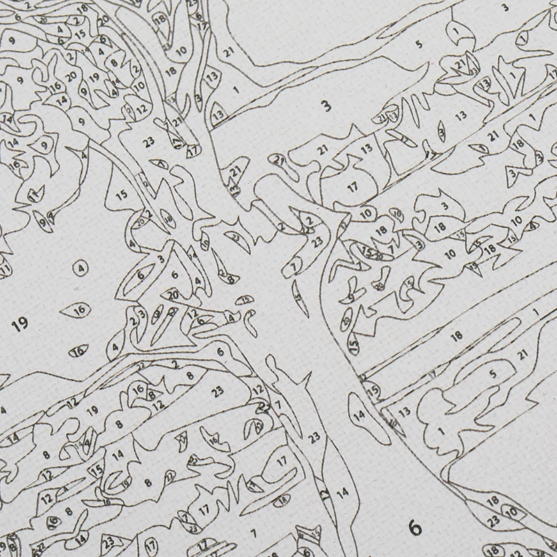 3d Oil Painting on Canvas Dream Tree and Sun Paint by Number Picture on Canvas the Canvas Print Living Room