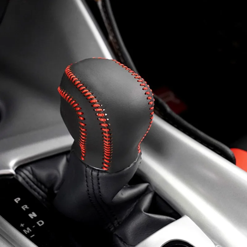 Wholesale customized anti-skid leather automobile shift knob cover Special car, wear-resistant, scratch-resistant, non-slip