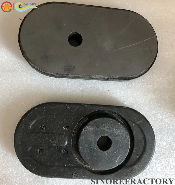 Steel Making Ladle Refractory Sliding Gate Plates 1QC
