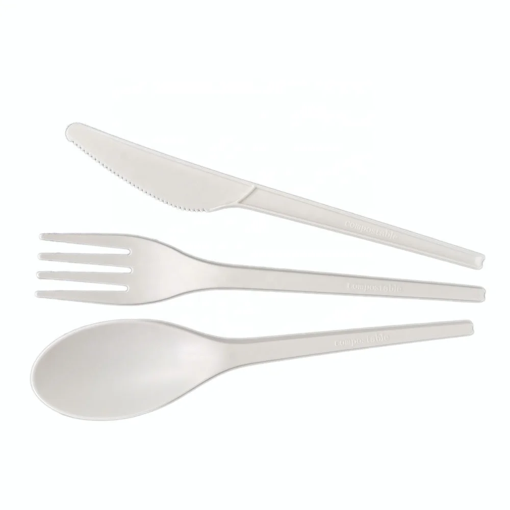 biodegradable pla plastic cutlery