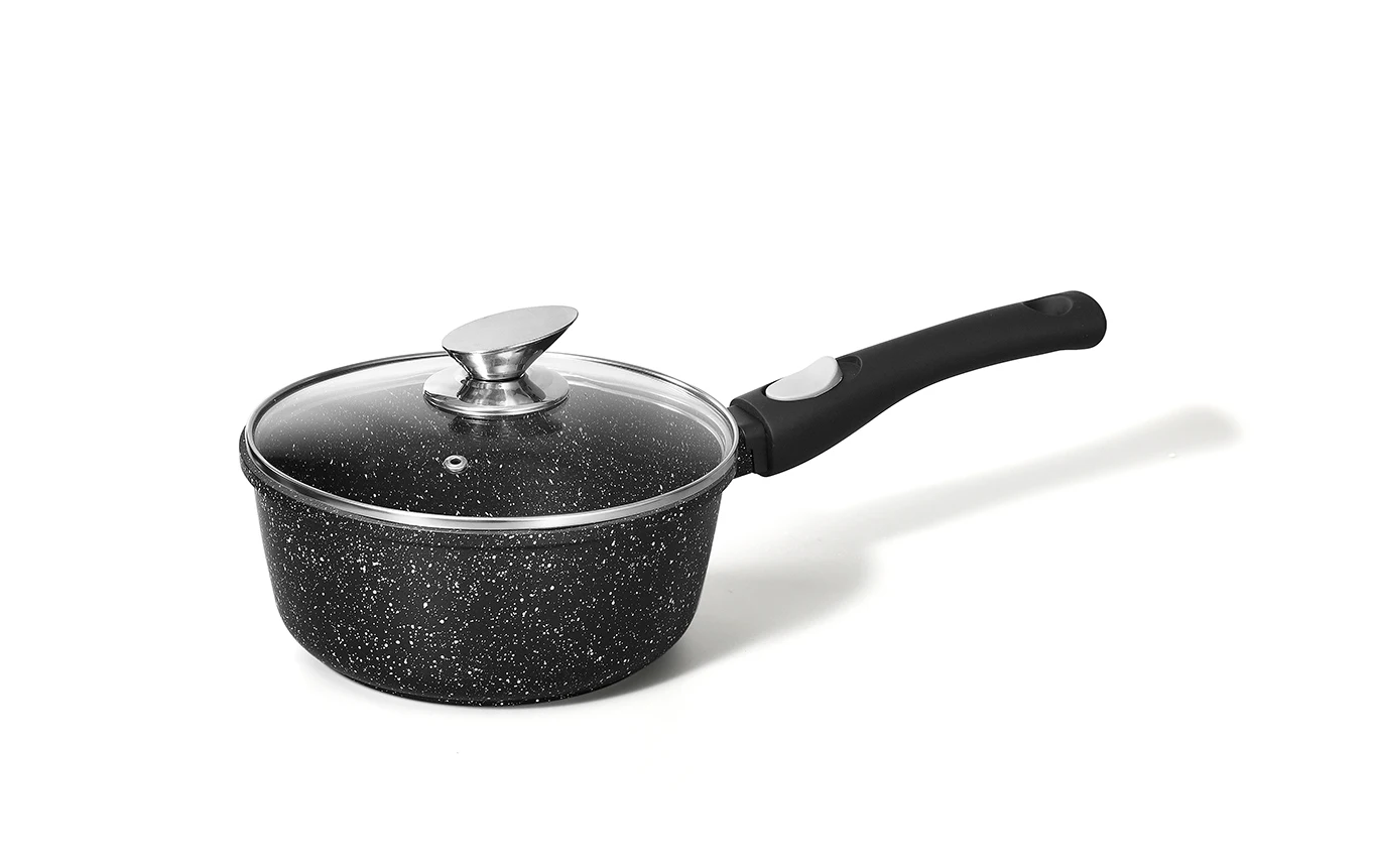 Good selling granite cookware set non stick frying pan aluminum cooking pots and pans set household utensils marble cookware set