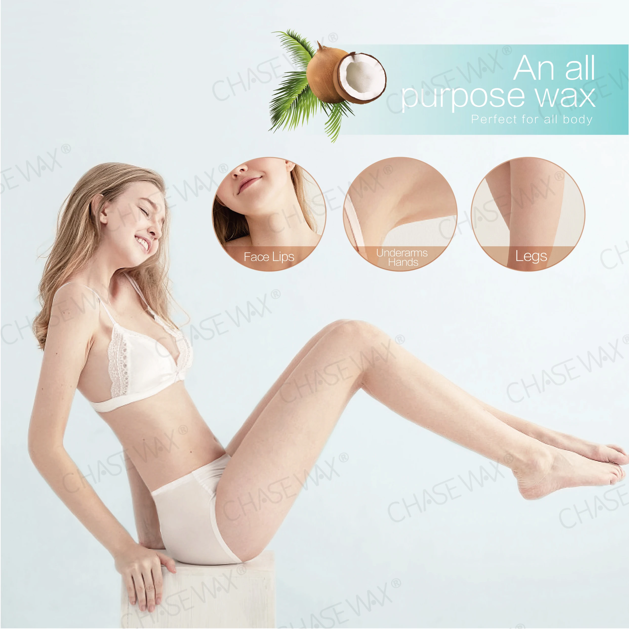 Effective 100g Creamy Hair Removal Hard Wax Brazilian Wax Beans For Bikini Waxing