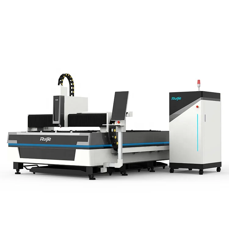 Ruijie 3kw 3015 Fiber Optic Equipment Lazer Cutter Carbon Metal Fiber 3000W Laser Cutting Machine