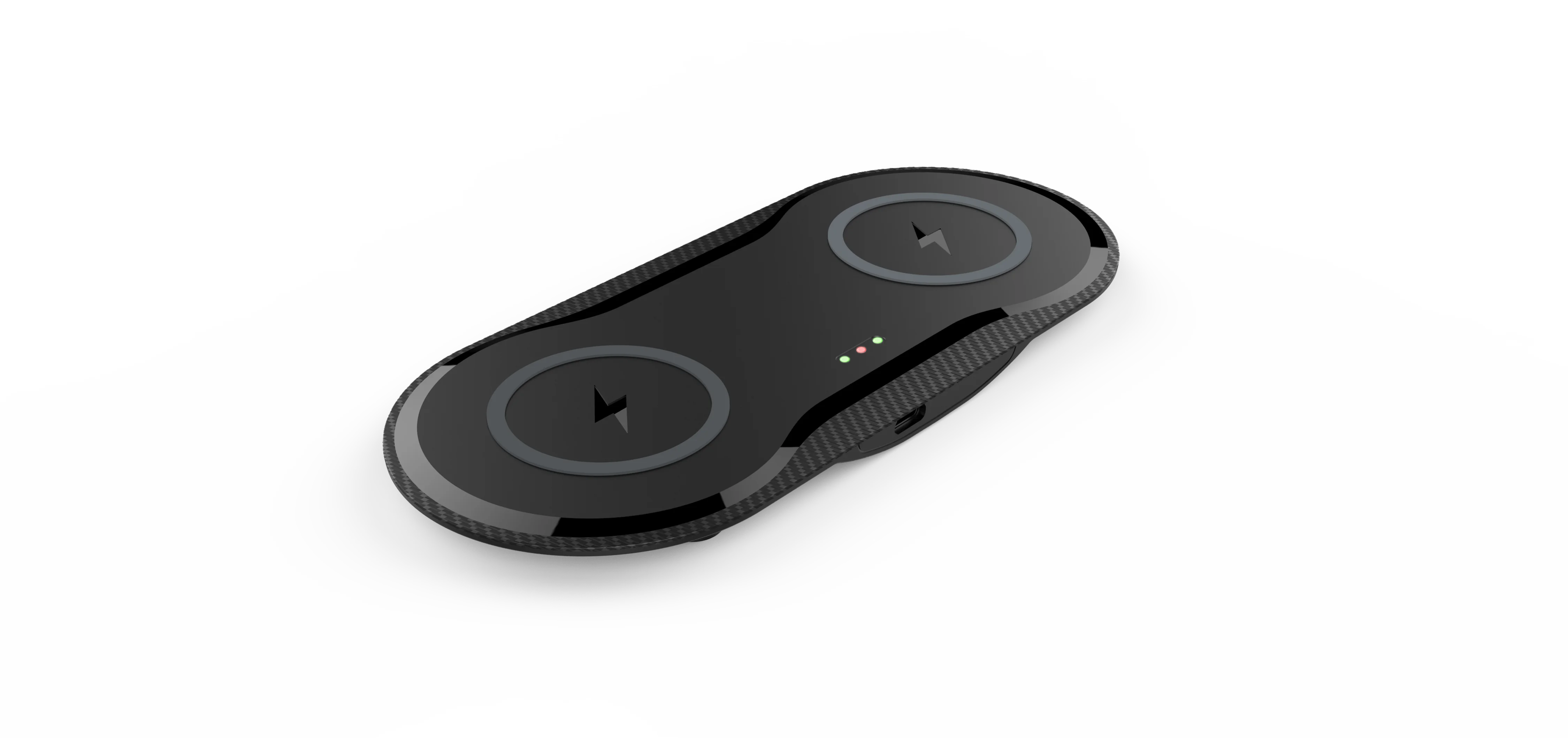 Kitway Hot Sell new Fast Qi  Dual Cell Phone Wireless Charger Wireless Mobile Phone Battery Charger Product