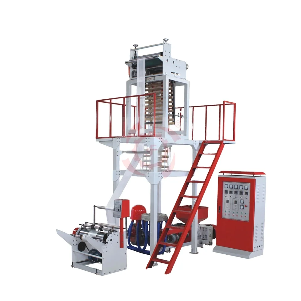 LIFENG биоразлагаемый высокоскоростной ABA мини HDPE LDPE PE выдувной экструдер сельское хозяйство полиэтилен пластиковая пленка выдувная машина цена