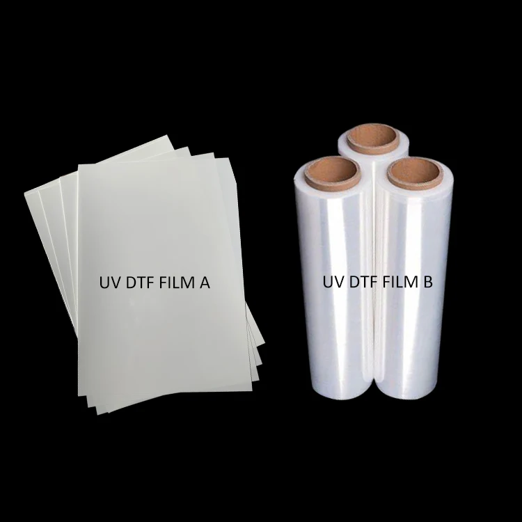 Angelacrox Popular New Manufacture High Quality New Cold UV DTF Cool Transfer AB PET Film
