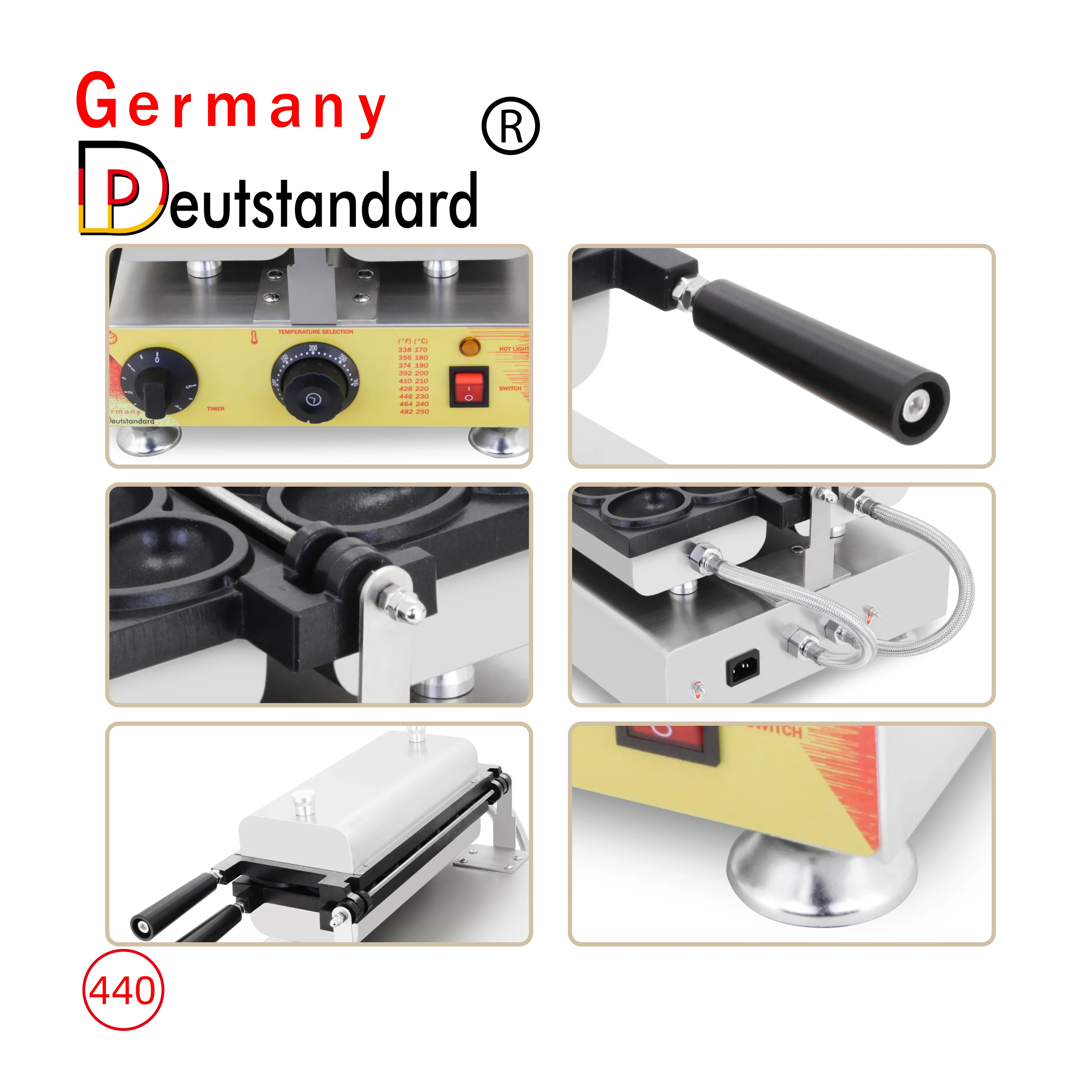 Commercial smiling egg waffle cone machine egg waffle maker