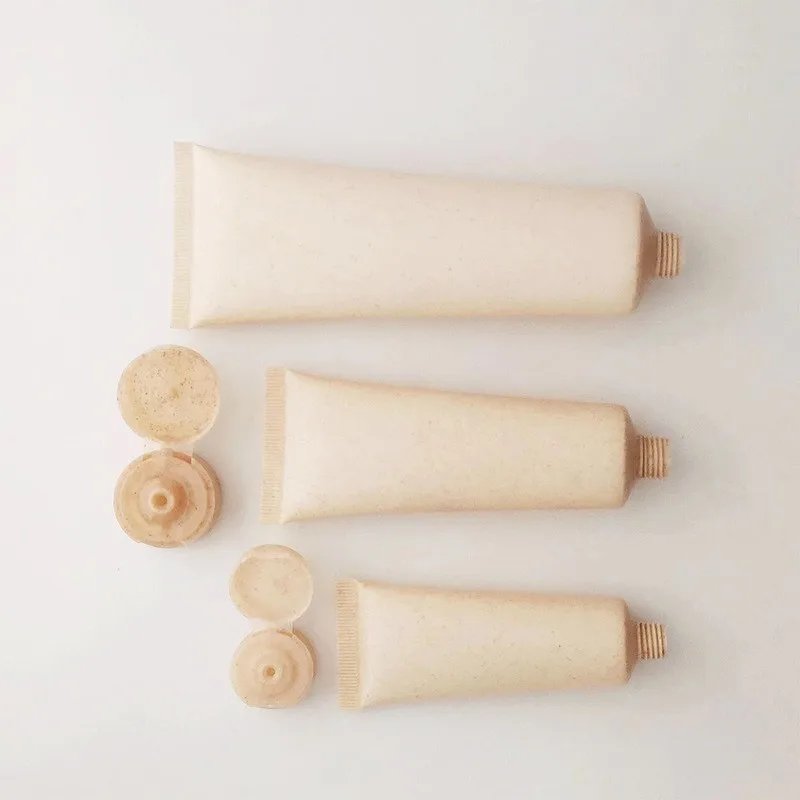 Eco Friendly Biodegradable Material Wheat Straw Tubes Packaging
