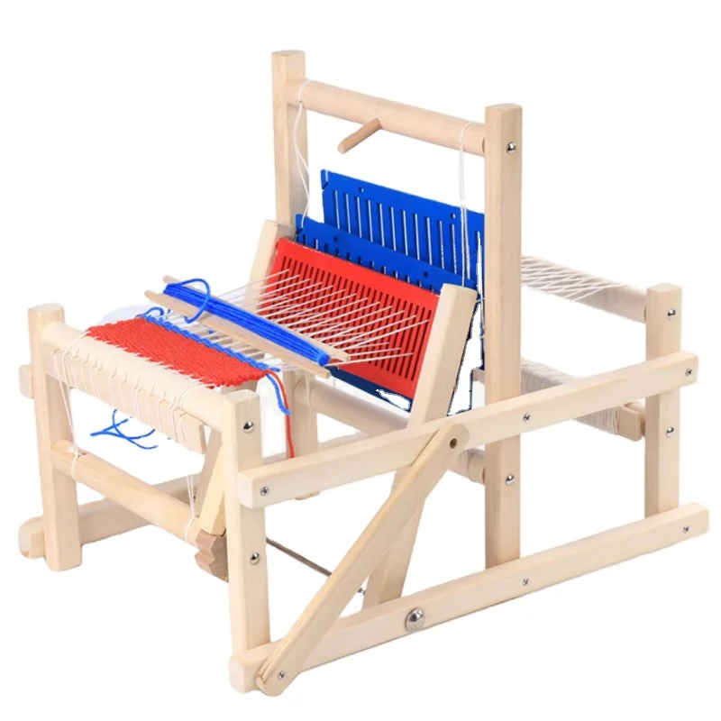 Wood Weaving Frame Knitting Machine Craft early educational wooden Toys