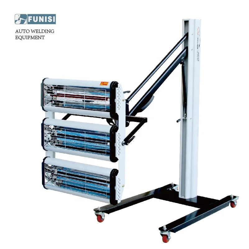 FUNISI F3A Car Care Equipment paint curing lamp infrared paint lamps heating lamp car care equipment