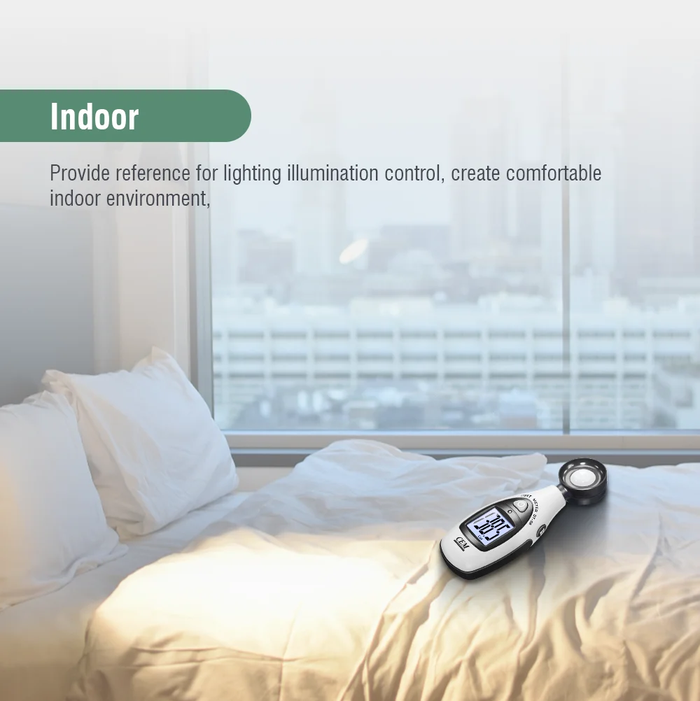 
CEM DT-86 Factory Price Lux Meter Light Sensor Data Hold Light Meter 