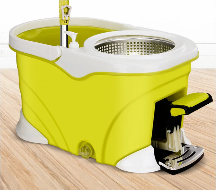 Hot sale Rotary Cleaning Mop with bucket Household Home Easy Use 360 floor Flat Telescopic Handle Mopa Wholesale OEM customized