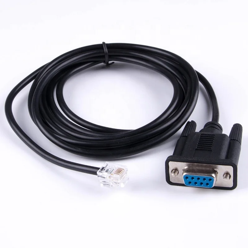 6P6C RJ11 RJ12 Штекерный разъем к DB9 женскому RS232 последовательному порту кабеля