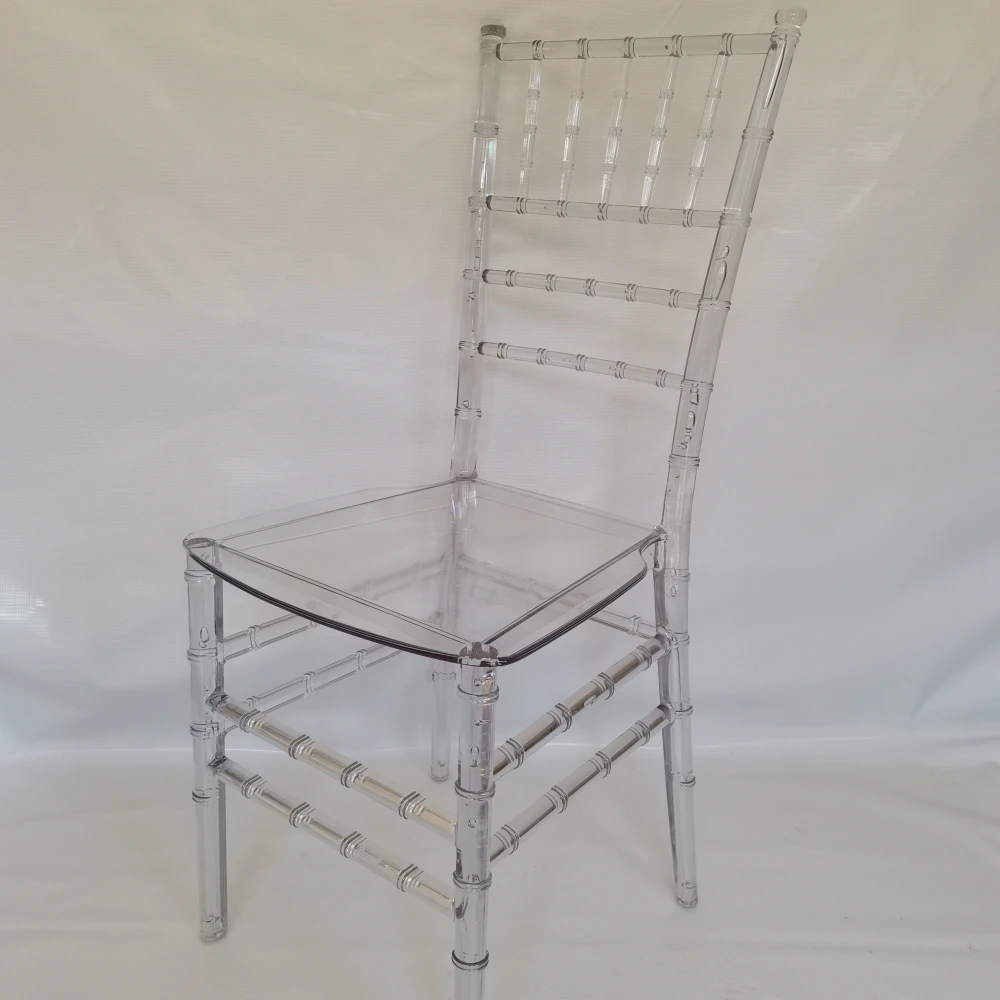 Популярный прозрачный стул tiffany ctrytal из акрила chiavari для мероприятий, свадебных вечеринок
