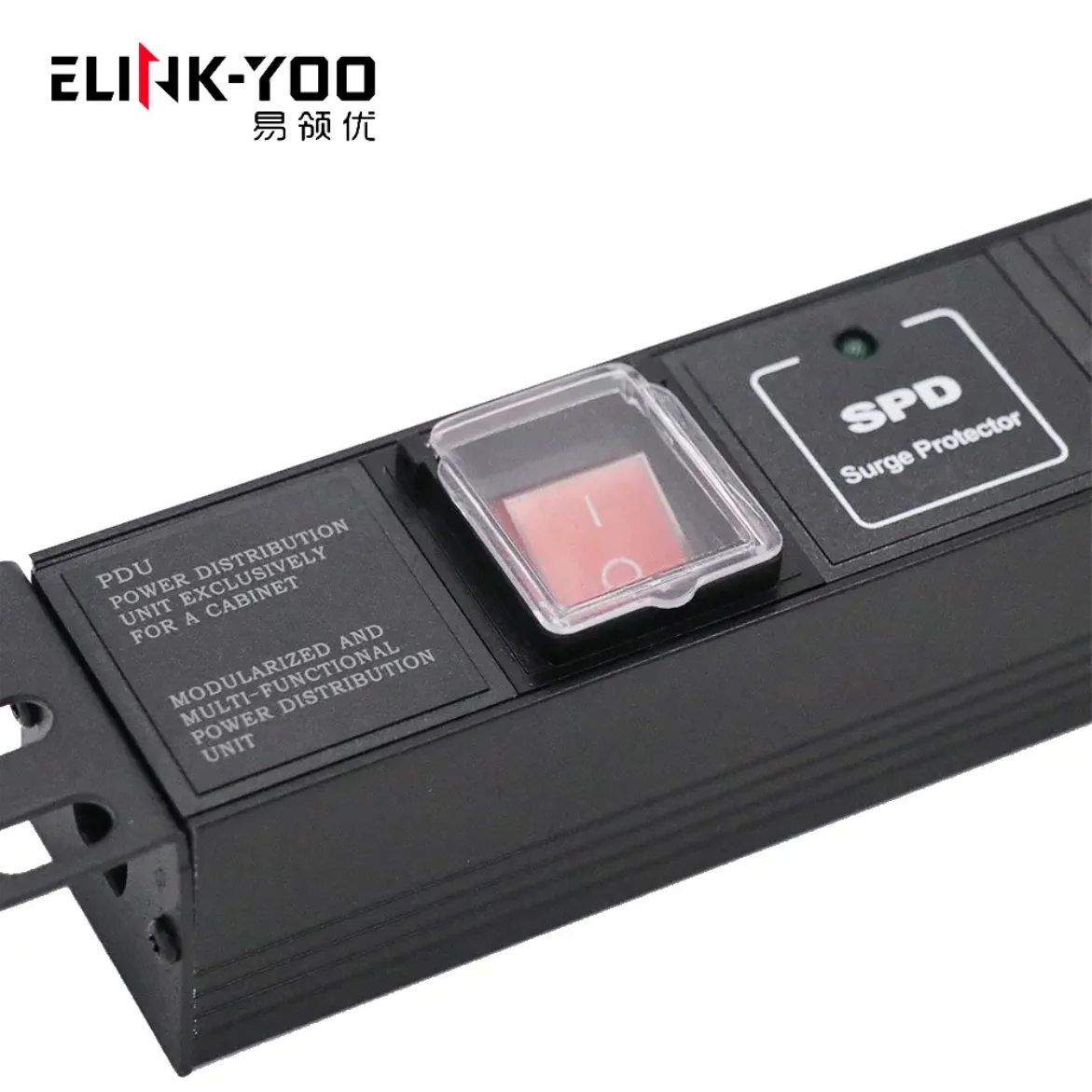 19 дюймов 6 way UK тип PDU Блок Распределения Питания