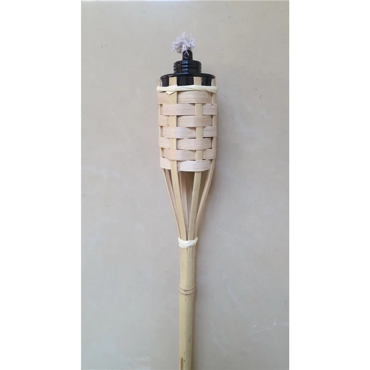 Island Bamboo Tiki Torch for Yard Party