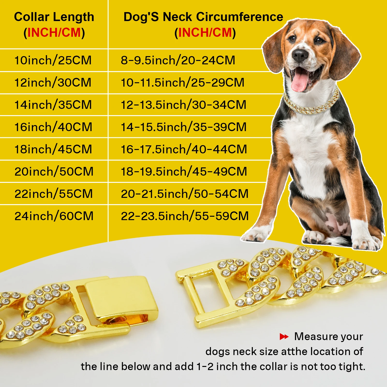 15MM Luxury Gold Dog Chain Collar Factory Bling Jewelry Metal Cuban Link for Dogs Cats