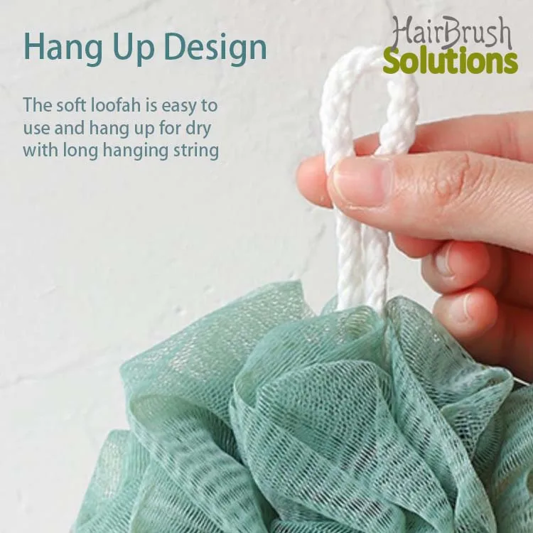 Wholesale 50g Mix Color Bath Shower Ball Loofah Body Scrubber Cleaning Exfoliating Mesh Bath Sponges